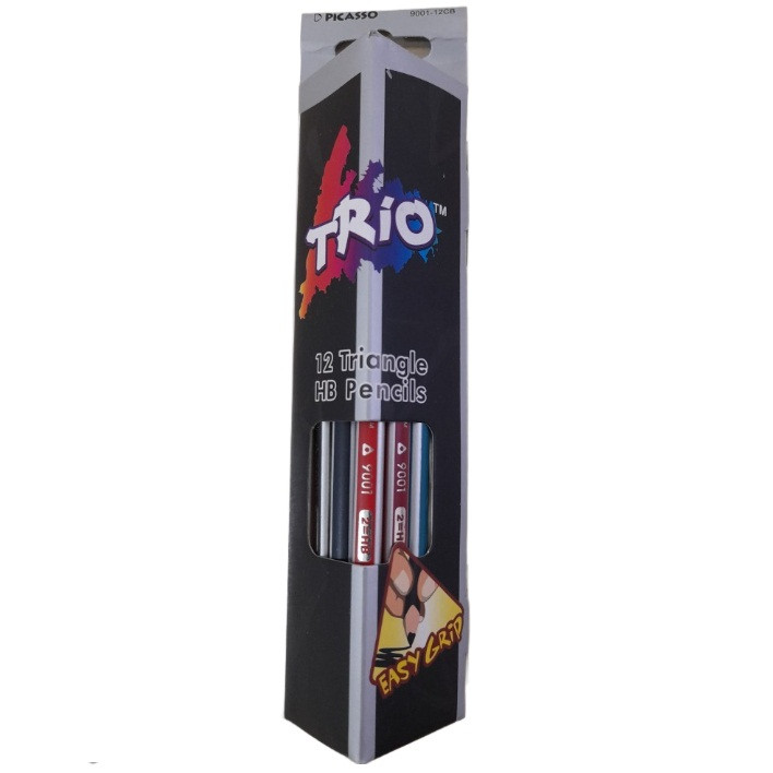 مداد مشکی پیکاسو مدل تریو کد 06 بسته 12 عددی