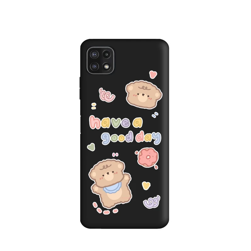 کاور طرح خرسی فانتزی کد m652 مناسب برای گوشی موبایل سامسونگ Galaxy A22 5G