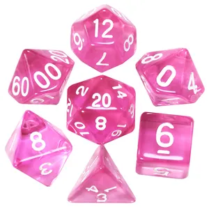 تاس بازی مدل Dungeons and Dragons بسته 7 عددی