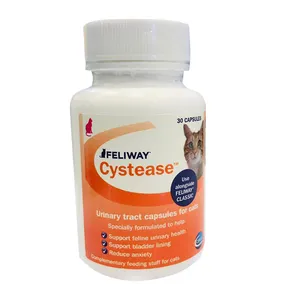 مکمل سنگهای مثانه گربه فلیووی مدل cystease بسته 30 عددی 