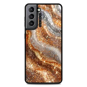 AKAM AMC-WSGS21-SPARKLY-4 Cover For Samsung Galaxy S21