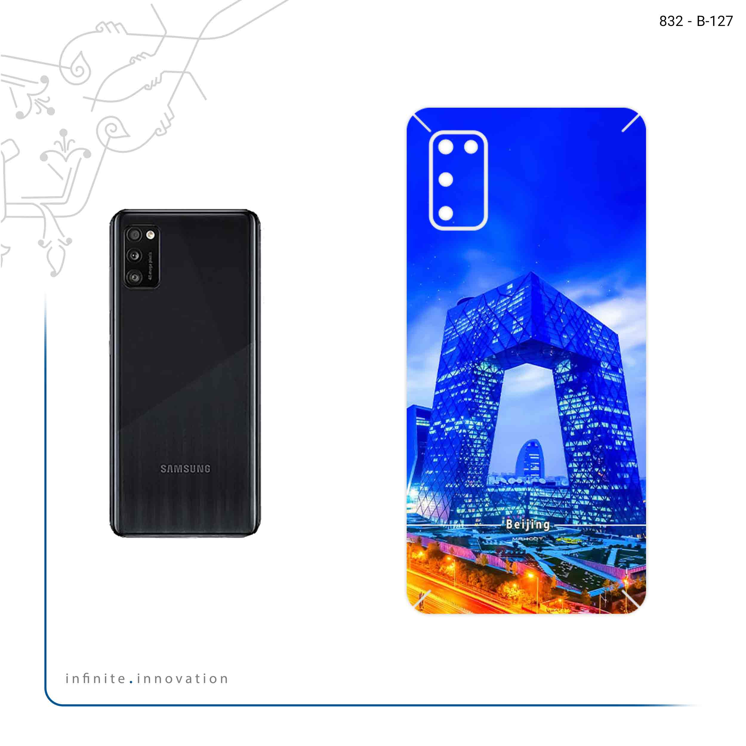 برچسب پوششی ماهوت مدل Beijing city مناسب برای گوشی موبایل سامسونگ Galaxy A41