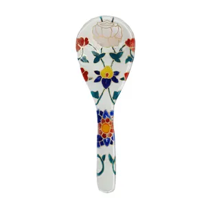 قاشق آجیل شیشه ای طرح سنتی کد 001