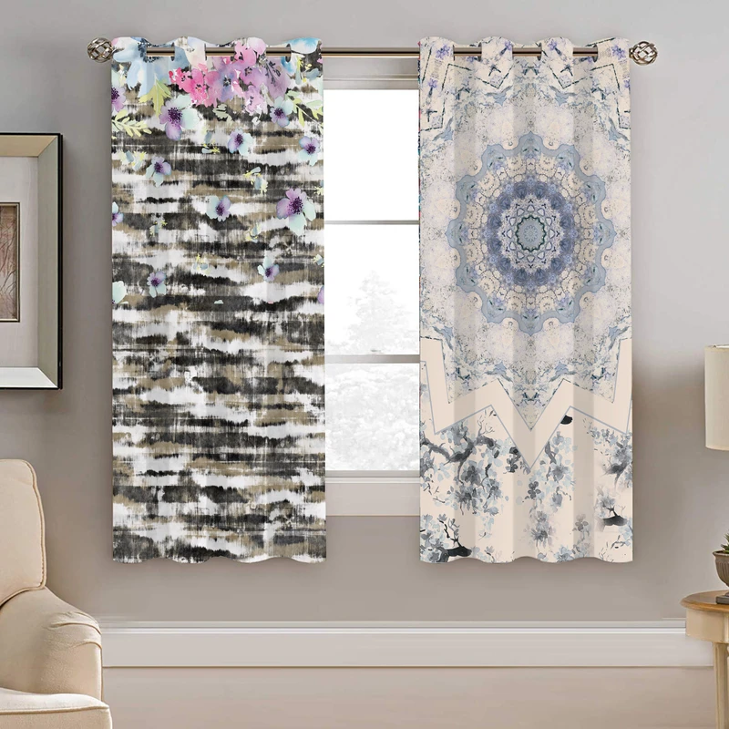 پرده نیروانا طرح مدرن  مدل هازان کد 4865 سایز 140×200 سانتی متر