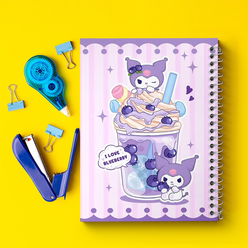 دفتر نقاشی 50 برگ خندالو طرح کرومی (Kuromi) کد N4203