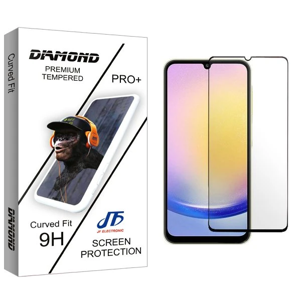 محافظ صفحه نمایش شیشه ای جی اف مدل Diamond مناسب برای گوشی موبایل سامسونگ Galaxy A24/A25/A15/A15 5G