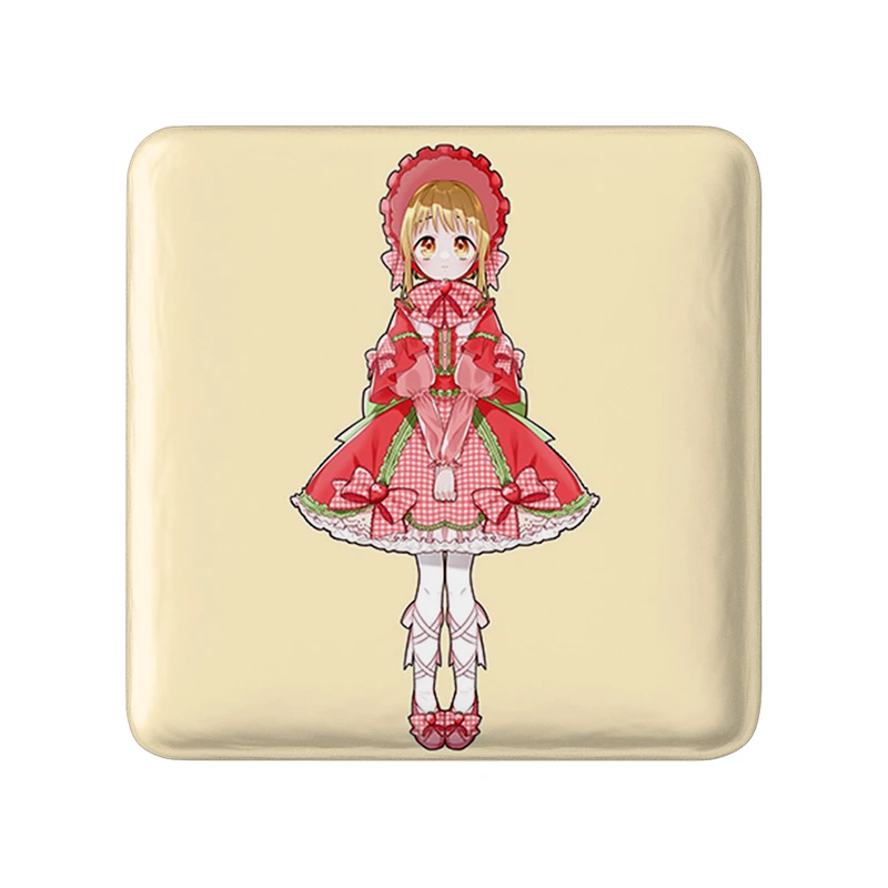 مگنت خندالو طرح کیسا انیمه سبد میوه مدل مربعی کد 33979