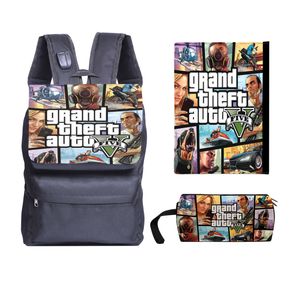 نقد و بررسی کوله پشتی طرح gta کد kjk10 به همراه جامدادی و کلاسور توسط خریداران