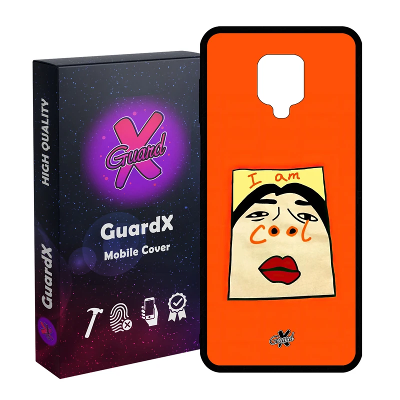 کاور گارد ایکس طرح Cool مدل Glass10616 مناسب برای گوشی موبایل شیائومی Redmi Note9 Pro/Note 9 Pro Max/Redmi Note 9S/MI Poco M2 Pro