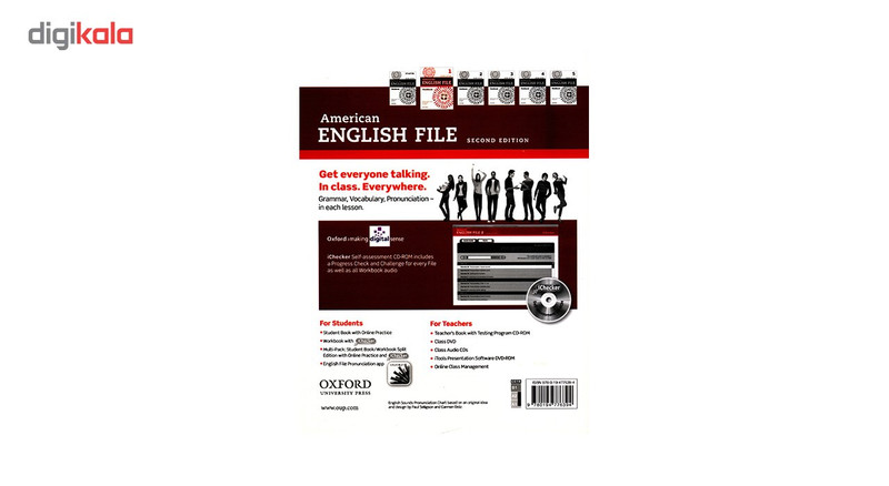 کتاب 1 American English File اثر کریستینا لاثام - دو جلدی