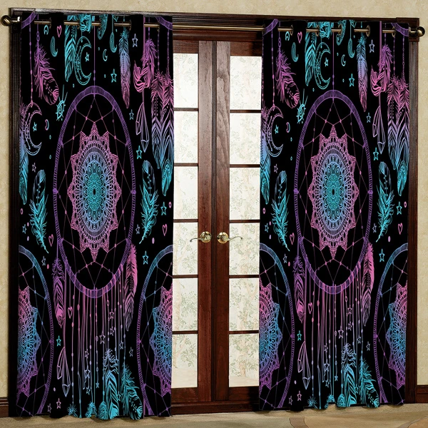 پرده مدل مخمل پانچی کد 6729 سایز 280x140 سانتی متر