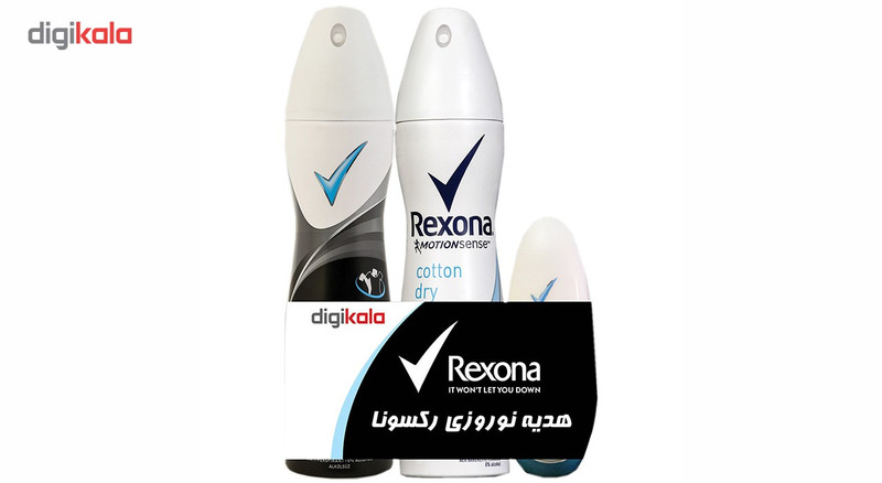پک زنانه اسپری و رول ضدتعریق رکسونا بسته سه عددی