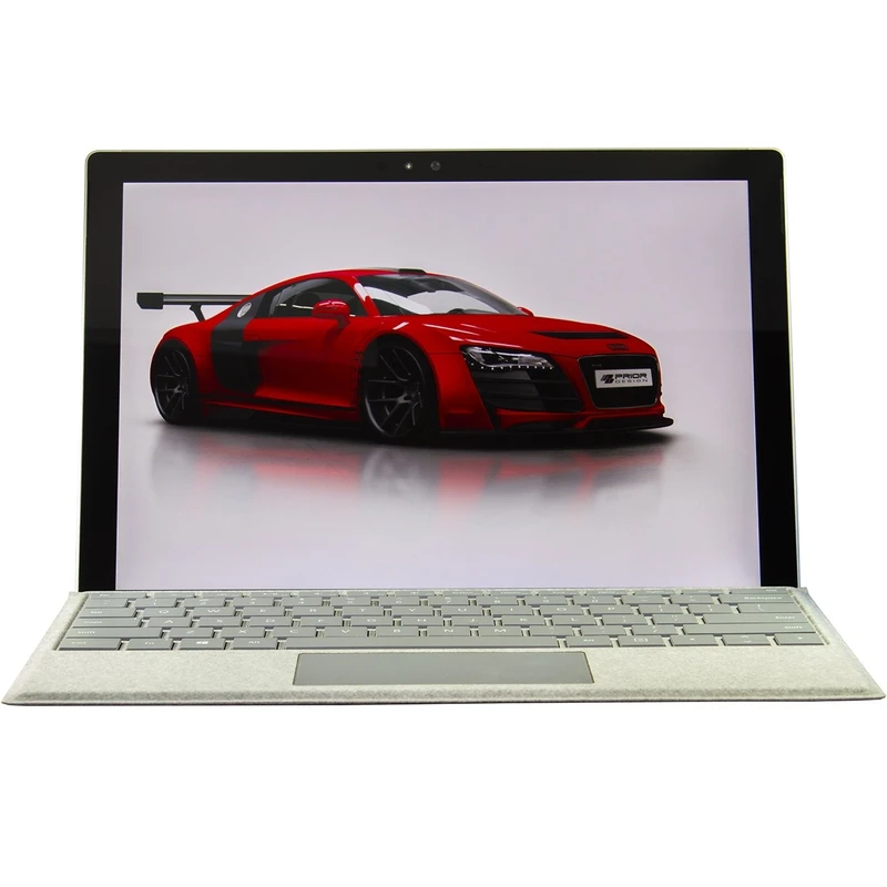 تبلت مایکروسافت مدل Surface Pro 2017 - C به همراه کیبورد سیگنیچر نقره ای و کیف Golden Guard - ظرفیت 256 گیگابایت