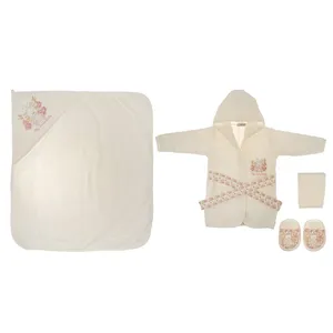 ست 4 تکه حوله نوزادی ببیتف مدل 3199