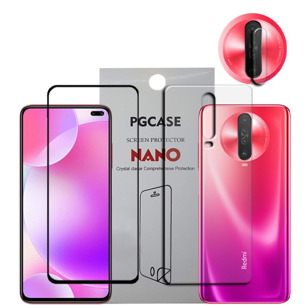محافظ صفحه نمایش سرامیکی مدل Star Max مناسب برای گوشی موبایل شیائومی Redmi K30 به همراه محافظ لنز دوربین و محافظ پشت گوشی