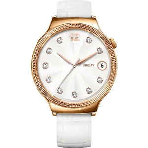 ساعت هوشمند زنانه هوآوی واچ مدل Rose Gold Case with White Leather Band