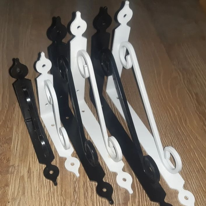 شلف دیواری مدل فرفروژه کد 25×30 بسته 2 عددی