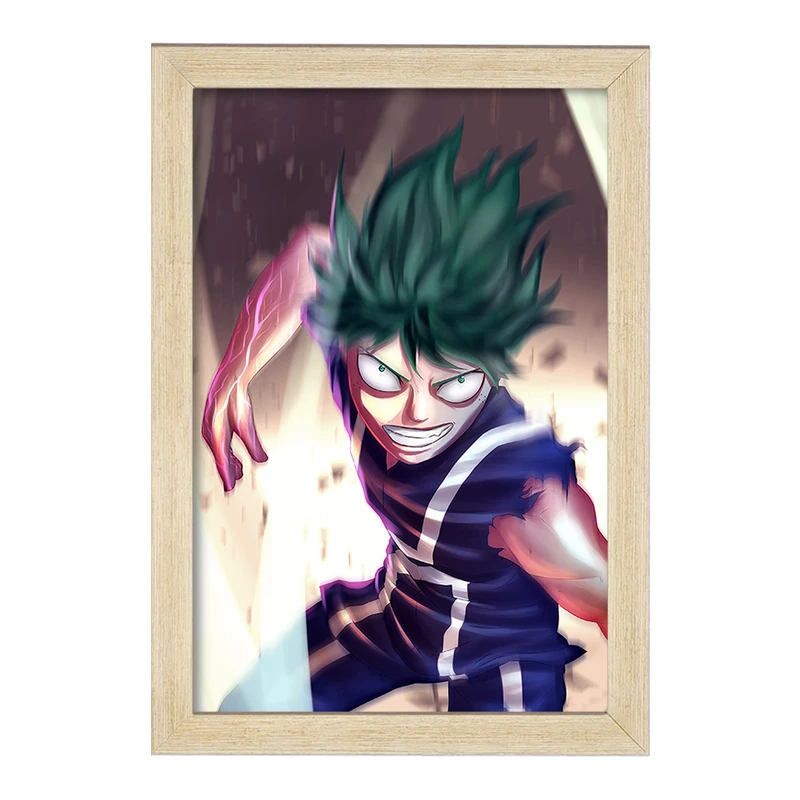 تابلو خندالو مدل دکو انیمه آکادمی قهرمان من  کد 16132