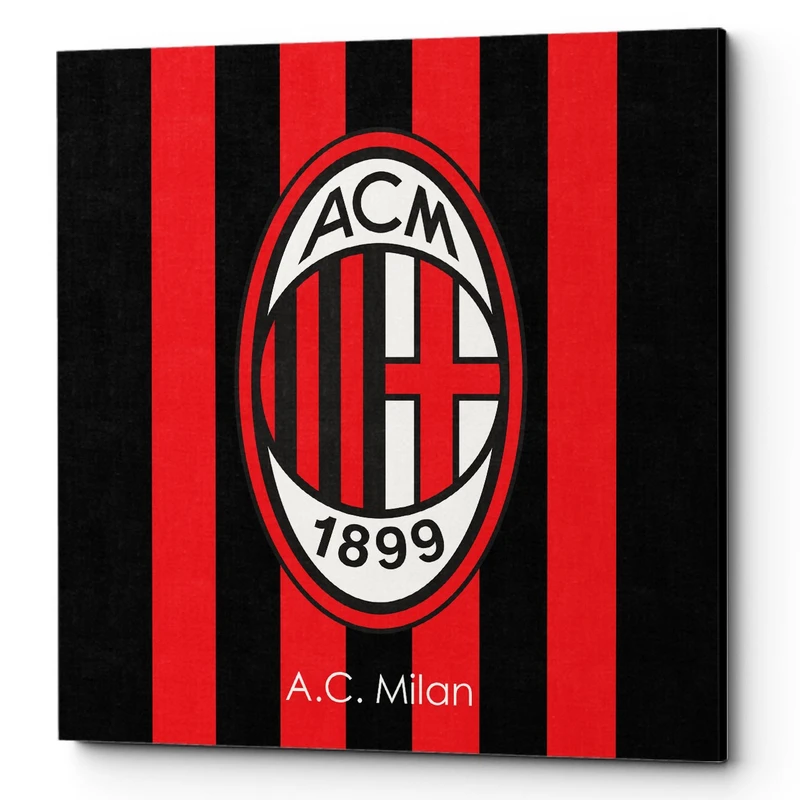 تابلو شاسی لومانا مدل Ac Milan CA012 سایز 20×20