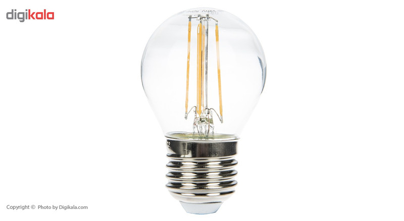 لامپ فیلامنتی 4 وات شعاع شفاف پایه E27