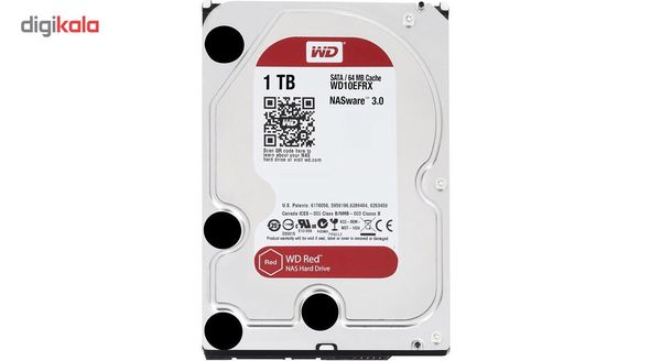 هارددیسک اینترنال وسترن دیجیتال مدل Red WD10EFRX ظرفیت 1 ترابایت هارددیسک اینترنال وسترن دیجیتال مدل Red WD10EFRX ظرفیت 1 ترابایت