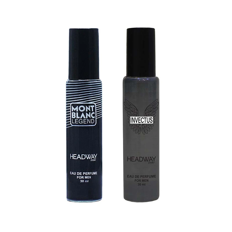 عطر جیبی مردانه هدوی استوری مدل اینوکتوس و مون بلان لجند حجم 30 میلی لیتر مجموعه 2 عددی