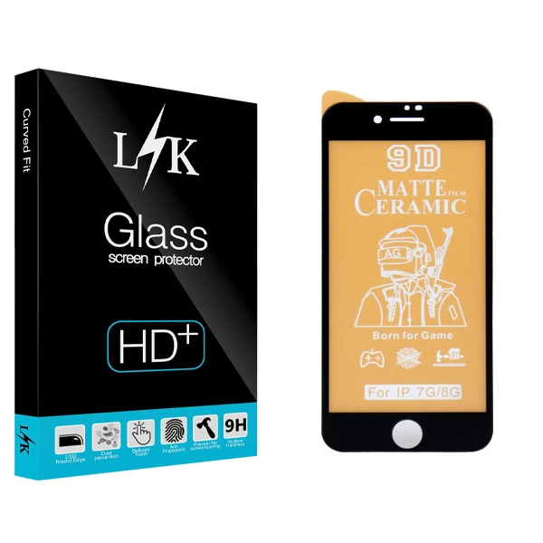 محافظ صفحه نمایش سرامیکی ال کی مدل +LITE مناسب برای گوشی موبایل اپل IPHONE 7G/8G