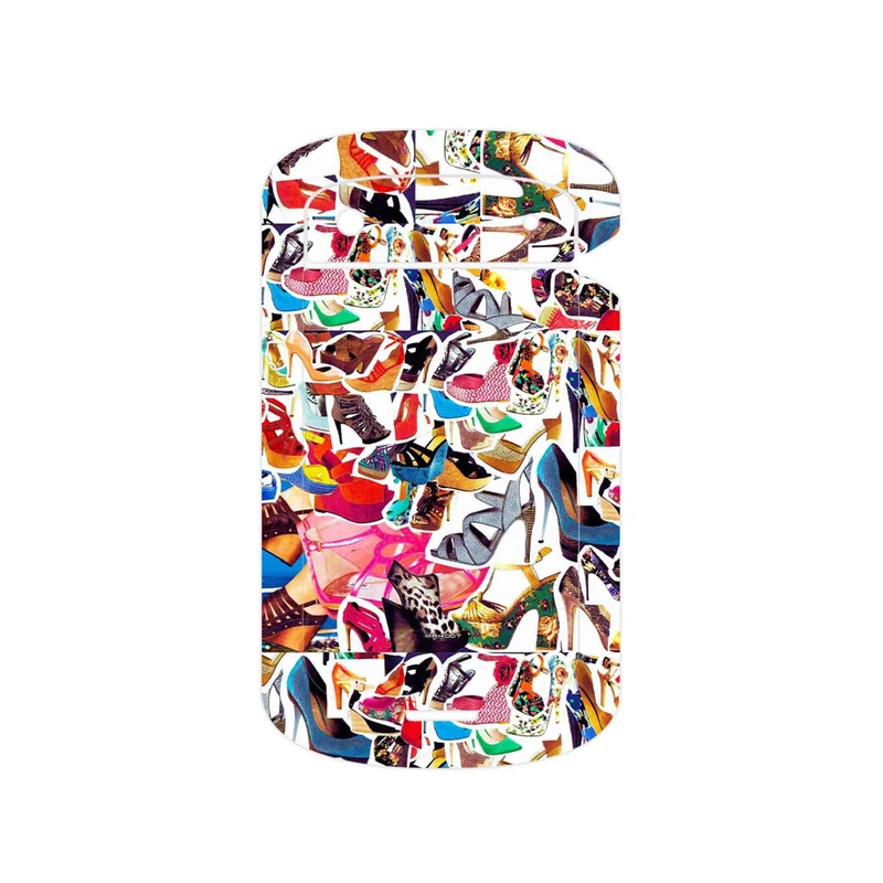برچسب پوششی ماهوت مدل Collage of High heel Shoes مناسب برای گوشی موبایل بلک بری Bold Touch 9900