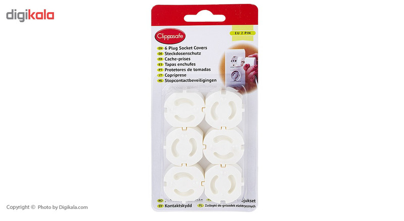 محافظ پریز کلیپاسیف مدل CL701 بسته 6 عددی محافظ پریز کلیپاسیف مدل CL701 بسته 6 عددی