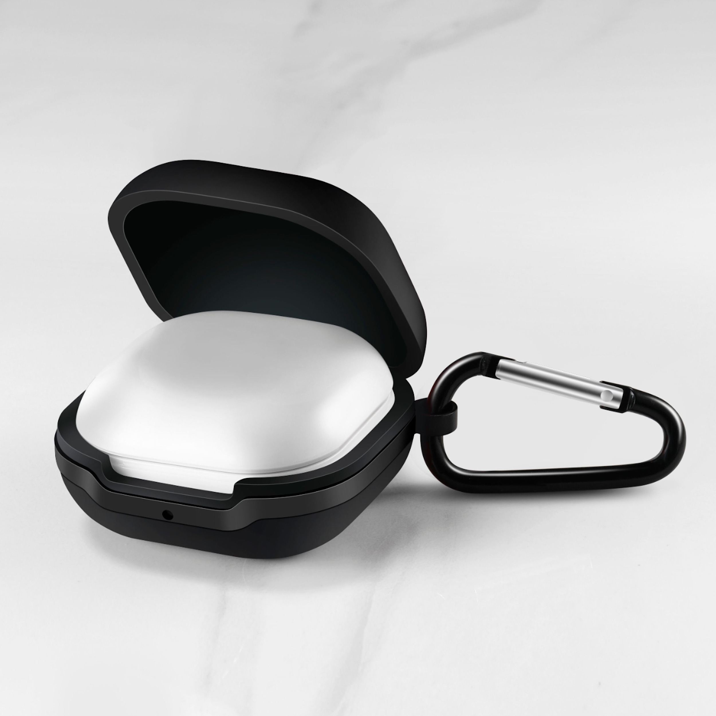 کاور مدل silic+steel مناسب برای هندزفری بلوتوثی سامسونگ Galaxy buds2/buds pro/buds live