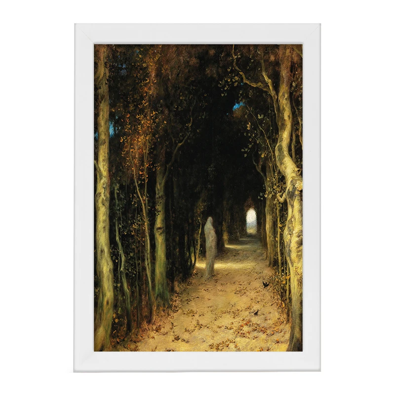 تابلو خندالو مدل نقاشی لیدی آبسنت اثر فردیناند کلر کد F12377