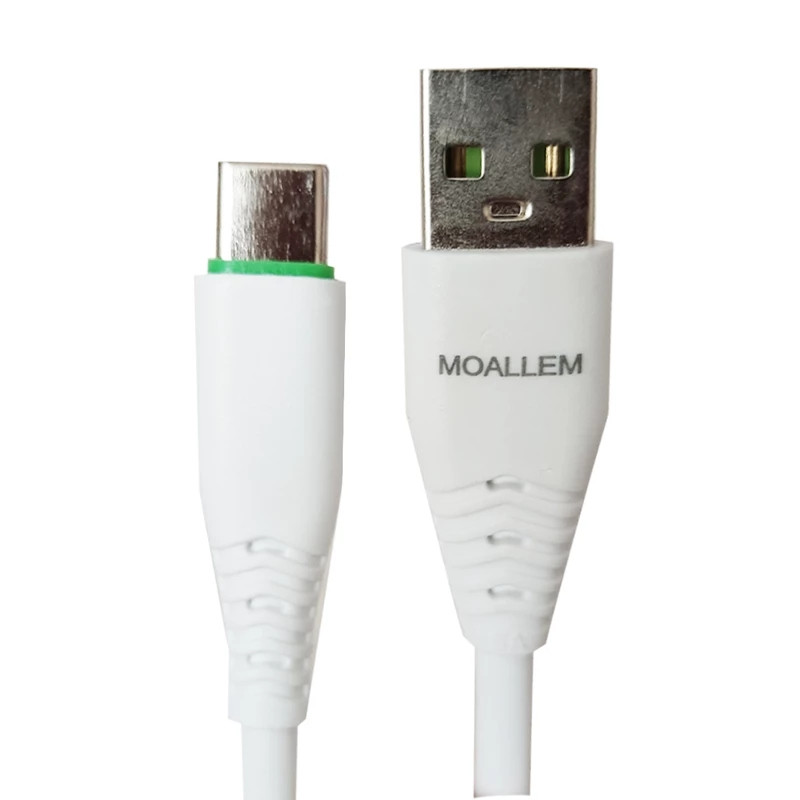 کابل تبدیل USB به USB-C معلم مدل Turbo Fast به طول 1 متر