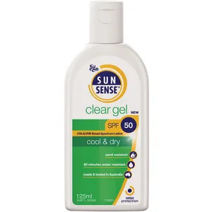 ژل ضد آفتاب سان سنس مدل Clear Gel SPF50 حجم 125 میلی لیتر