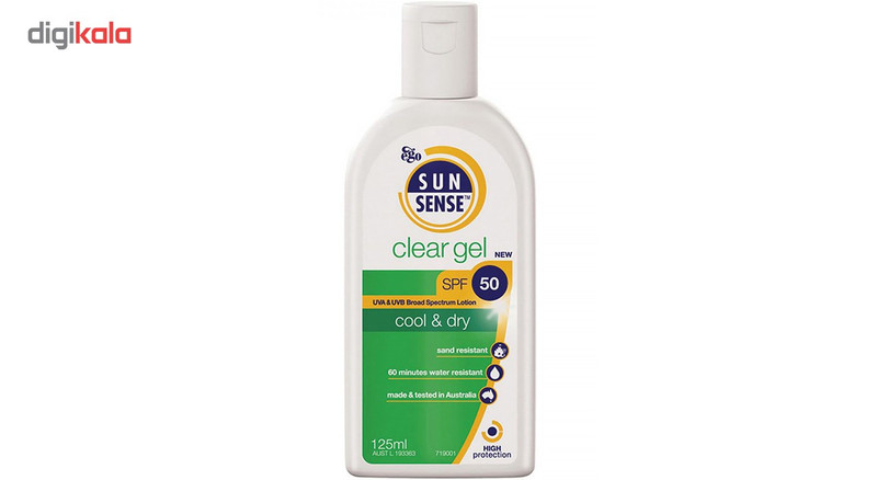 ژل ضد آفتاب سان سنس مدل Clear Gel SPF50 حجم 125 میلی لیتر