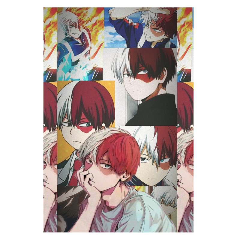 پوستر مدل شوتو تودوروکی shoto todoroki طرح انیمه my hero academia کد 387
