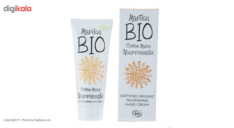 کرم مرطوب کننده و ترمیم کننده دست ماریلو بایو مدل Shea Butter حجم 75 میلی لیتر