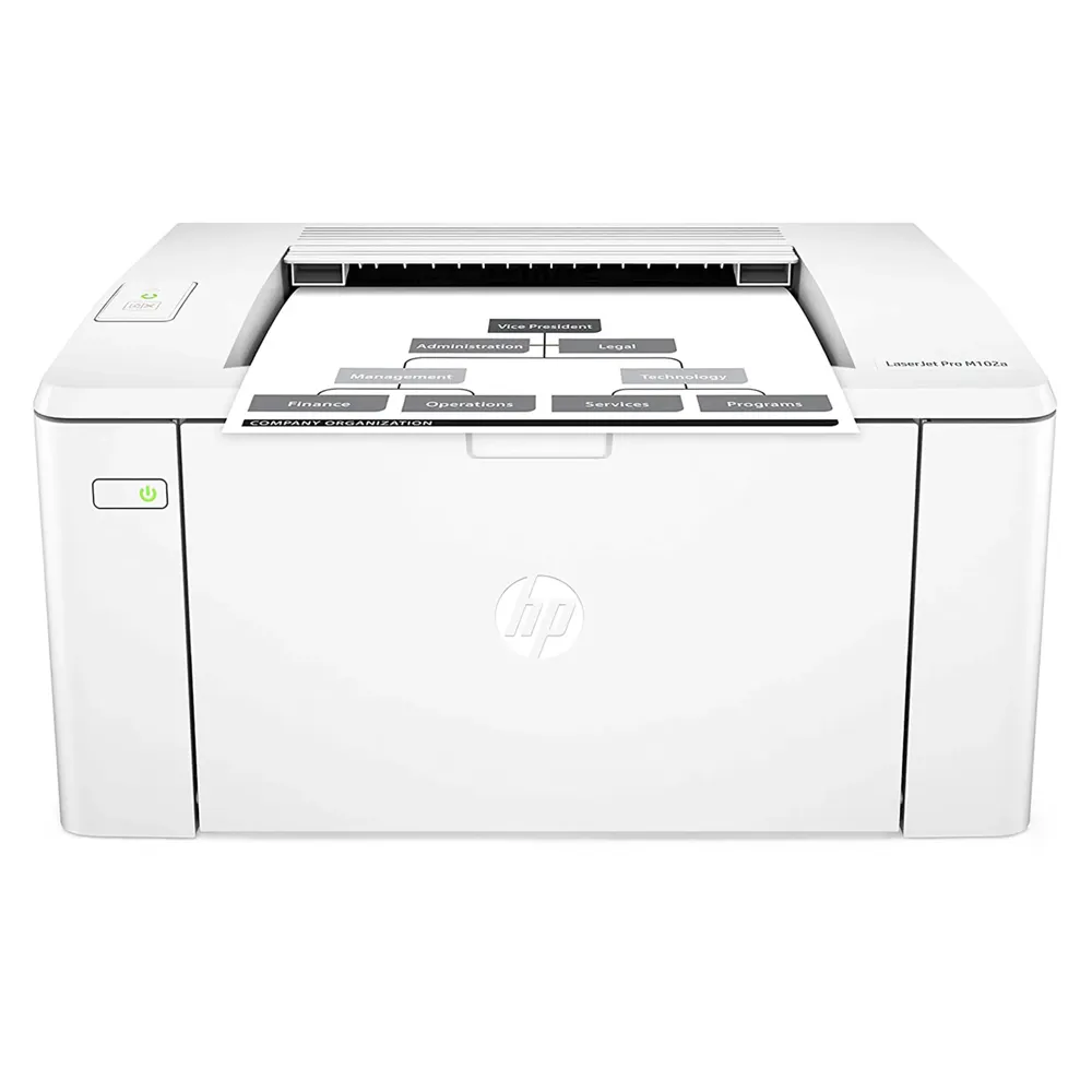 پرینتر اچ پی تک رنگ تک کاره با چاپ لیزری مدل LaserJet Pro M102a، سایز چاپ A4