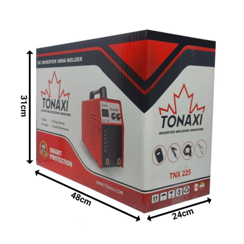 اینورتر جوشکاری 225 آمپر تناکسی مدل TNX-225 اینورتر جوشکاری 225 آمپر تناکسی مدل TNX-225