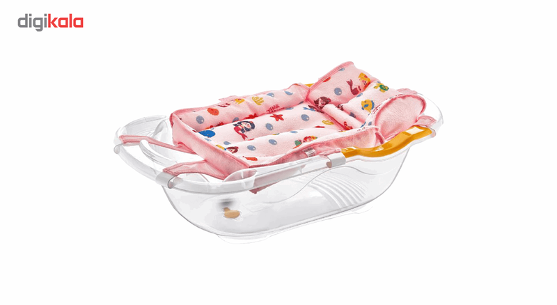 ست 6 تکه وان حمام کودک بیبی جم مدل 253Pink