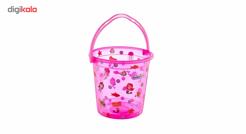 ست 6 تکه وان حمام کودک بیبی جم مدل 253Pink