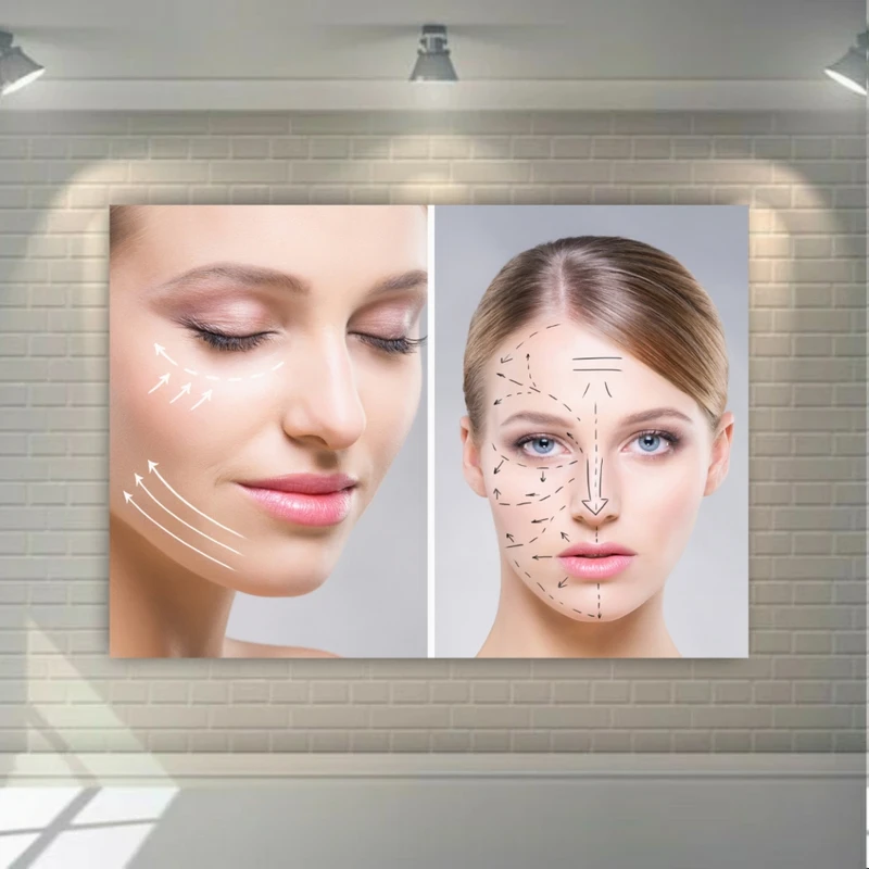 تابلو بوم طرح مخمل  پزشکی مدل پوست صاف کد PY1213