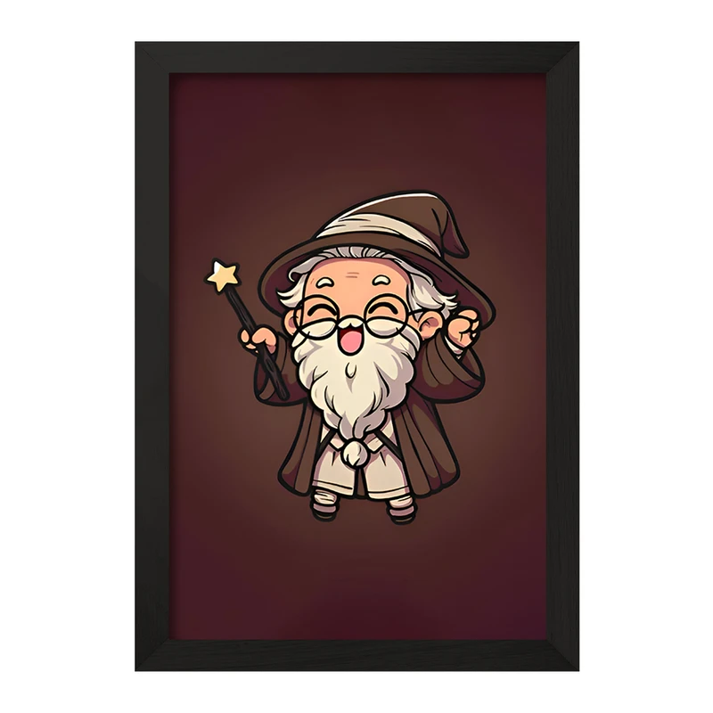 تابلو خندالو مدل گندالف هری پاتر (Harry Potter) کد F9404