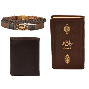 ست هدیه طرح تولد آبان  کهن چرم  مدل m107- 8