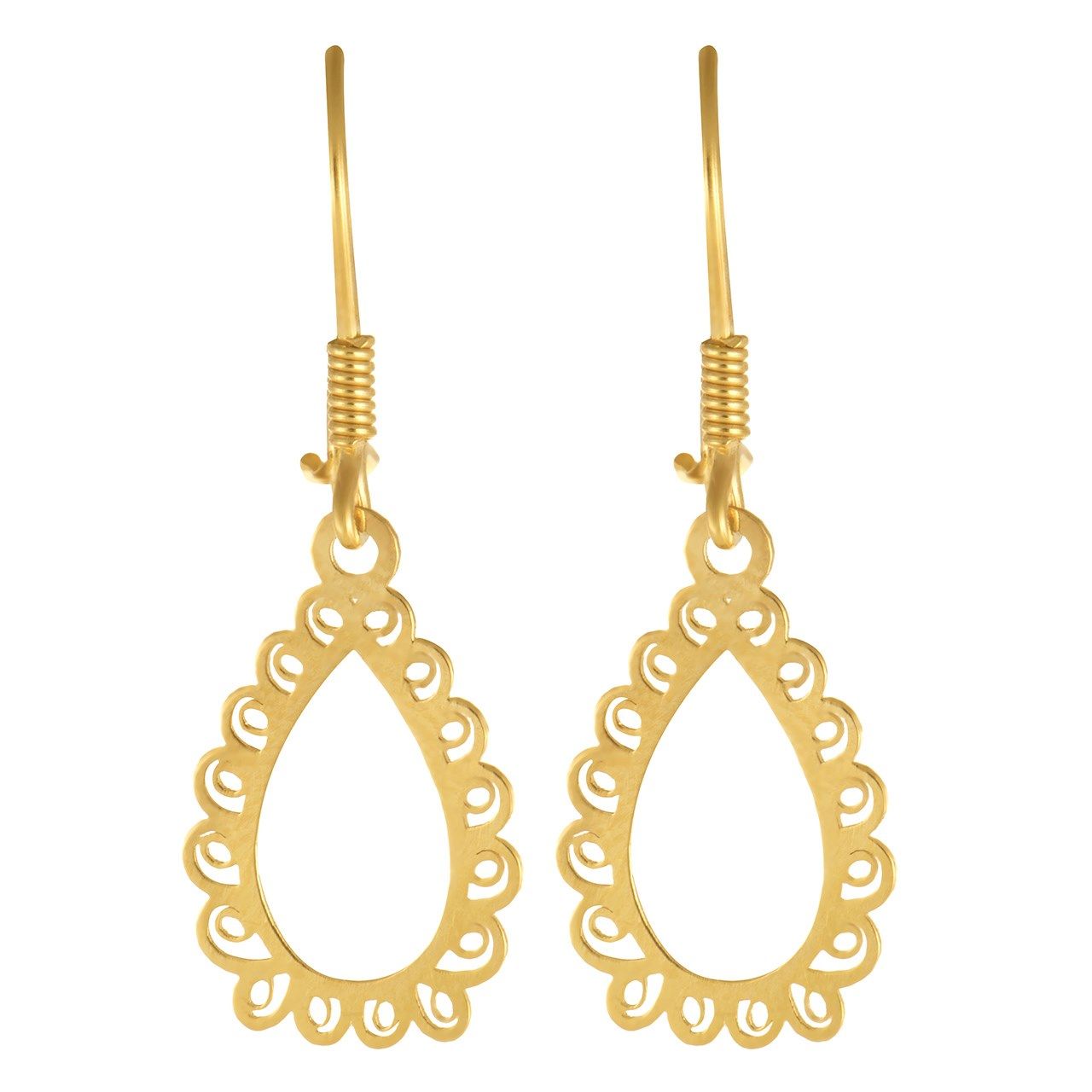 گوشواره طلا 18 عیار زنانه ماهک مدل ME0556 -  - 1