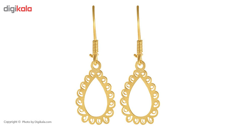 گوشواره طلا 18 عیار زنانه ماهک مدل ME0556 - 2