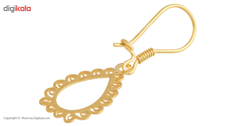 گوشواره طلا 18 عیار زنانه ماهک مدل ME0556 - 3