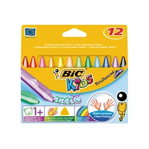 Bic Kids Plastidecor 12 Color Crayon