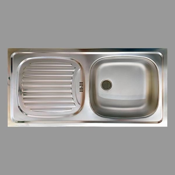 سینک ظرفشویی استیل توکار یک لگنه تکا مدل EBM 45 - CN Art - Nr86295