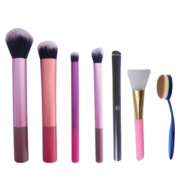 ست براش آرایشی کد 00932 بسته 7 عددی