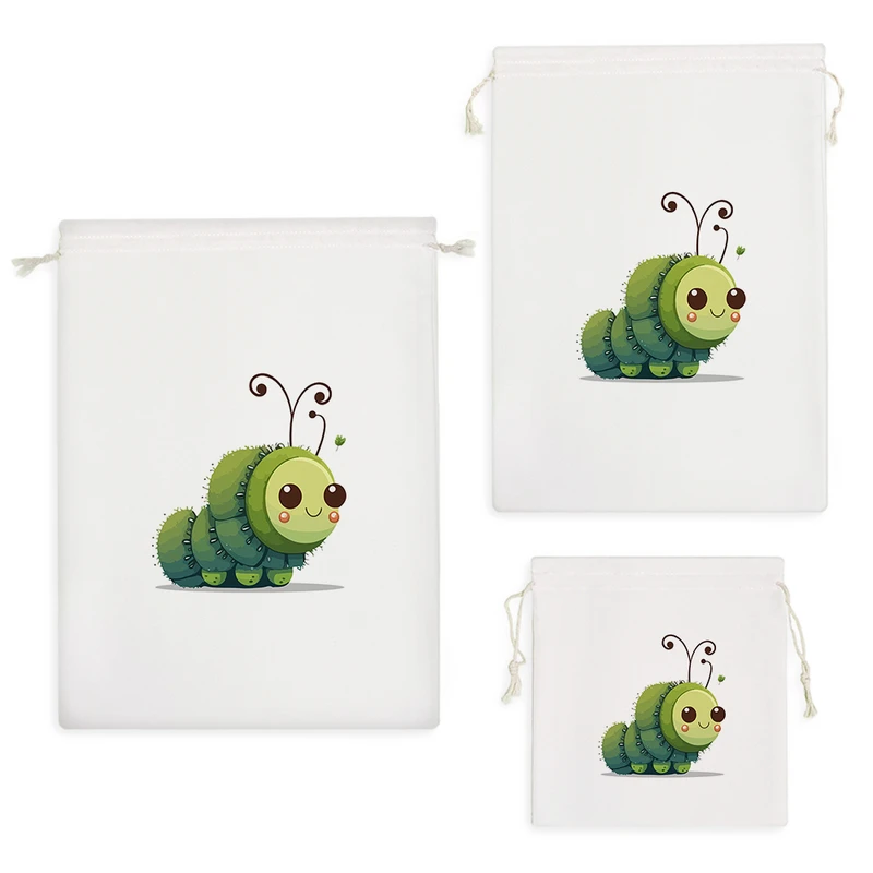 نظم دهنده خندالو مدل کرم سبز بامزه کد H1572 مجموعه 3 عددی